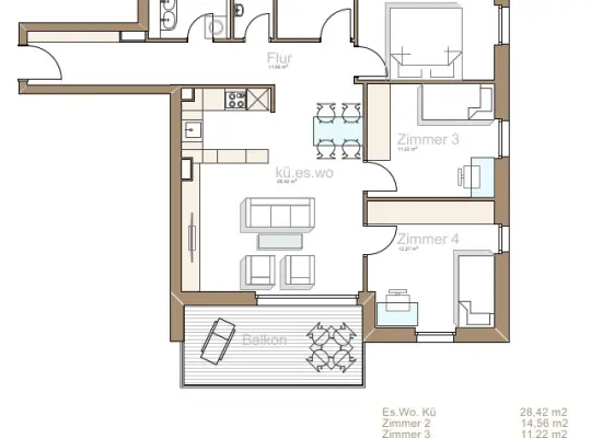Grundriss Variante 2